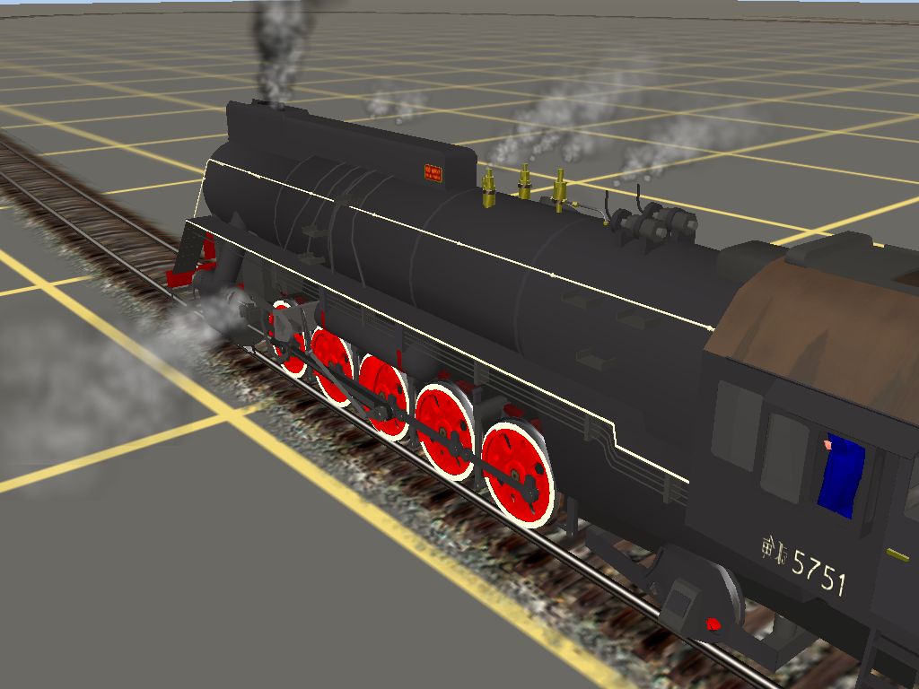 Steam Locomotive SO17-4377 For Trainz 2010-2012 Demo